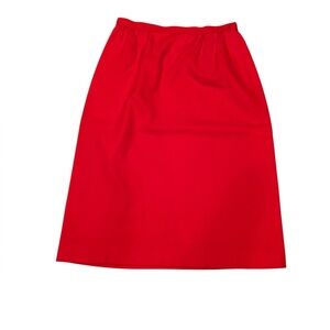 Pendleton Women’s Red Skirt 100% Virgin Wool Size 14